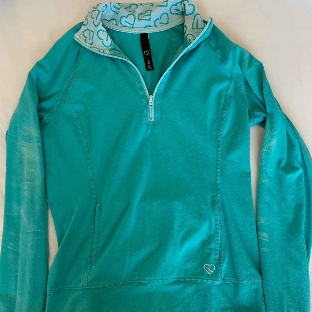 Aeropostale Live Love Dream 1/4 zip pullover